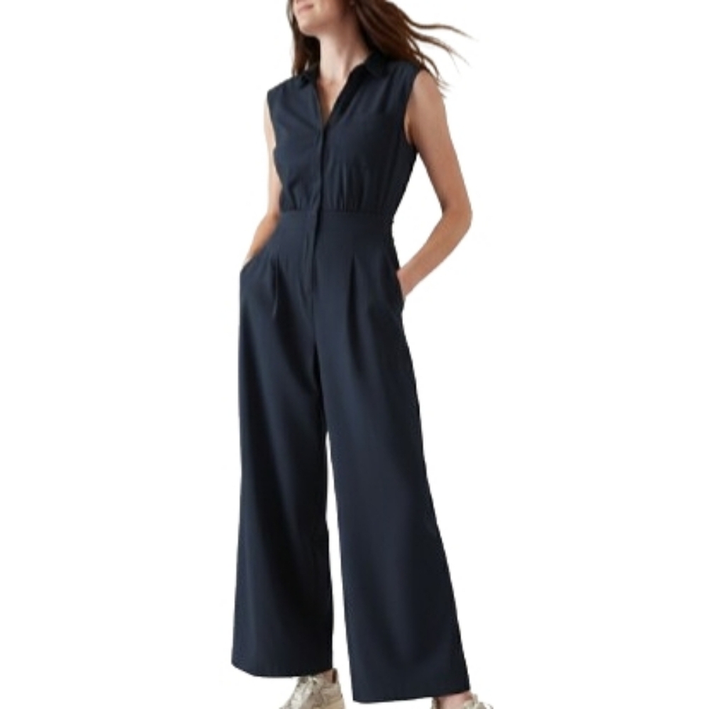 ATHLETA Brooklyn Heights Wide Leg Jumpsuit